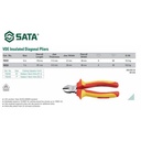 Tang Potong Listrik 70232 VDE Insulated Diagonal Pliers 6" Sata Tools