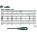 Obeng Minus Magnet 8 X 300 mm 62222 Slotted Screwdriver Sata Tools