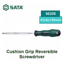 Obeng Bolak Balik 66206 Dual Head Screwdriver #2&6mmx150mm Sata Tools