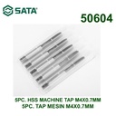 Mata Bor 50604 - 5Pc. Hss Machine Tap M4 X 0.7 mm Sata Tools