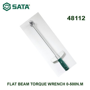 Kunci Torsi Kunci Pas 48112 Flat Beam Torque Wrench 0-500Nm Sata Tools
