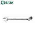 Kunci Ring Pas Fleksibel 17 mm 47605 Socket End & Open End Wrench Sata