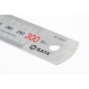 Penggaris Besi Stainless 300 mm 91402 - Steel Rules 300 mm Sata Tools