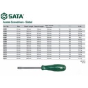 Obeng Minus Magnet 5 X 200 mm 62210 Slotted Screwdriver Sata Tools