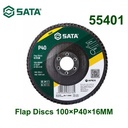 Mata Gerinda 55401 - Flap Discs 100 X P40 X 16 mm Sata Tools