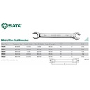 Kunci Pas 48204 Metric Flare Nut Wrench 10 X 12 mm Sata Tools