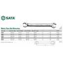 Kunci Pas 48203 Metric Flare Nut Wrench 16 X 17 mm Sata Tools