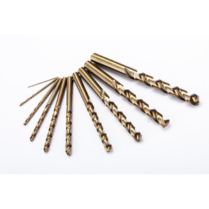 Mata Bor Tap Mesin 52810 - 10Pc. Hss Cobalt Drill Set Sata Tools