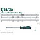 Obeng Ketok Plus 2 x 150 mm 61705 Phillips Screwdriver Sata Tools