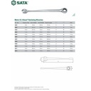 Kunci Ring Pas Ratchet Anti Sakit 15 mm 46308 X-Beam Wrench Sata Tools