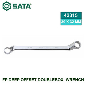 Kunci Double Ring 70° 42315 30 X 32 mm Deep D. Box Wrench Sata Tools