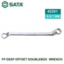 Kunci Double Ring 70° 42301 6 X 7 mm Deep Double Box Wrench Sata Tools