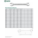 Kunci Pas Double 16 X 17 mm Double Open End Wrench 41305 Sata Tools