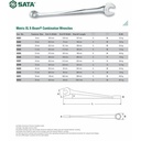 Kunci Ring Pas Anti Sakit 13 mm Xl X-Beam 40286 Sata Tools
