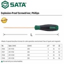Obeng Anti Percikan Api PH 2 x 150 mm 31147 Screwdrivers Sata Tools
