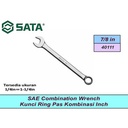 Kunci Ring Pas Kombinasi Inci 40111 Combination Wrench 7/8" Sata Tool