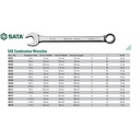 Kunci Ring Pas Kombinasi Inci 40110 Comb Wrench 13/16" Sata Tool