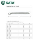 Kunci Double Ring 70° 42305 14 X 15 mm Deep D. Box Wrench Sata Tools