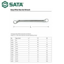 Kunci Double Ring 70° 42301 6 X 7 mm Deep Double Box Wrench Sata Tools