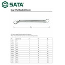 Kunci Double Ring 70° 42307 18 X 19 mm Deep D. Box Wrench Sata Tools