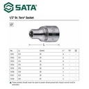 Kunci Shock Mata Sok Bintang 13708 1/2" Dr. Torx Socket E24 Sata Tools