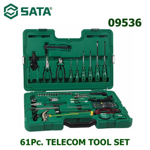 Tool Kit Set Telekom 09536 - 61 Pcs Telecom Tool Set Sata Tools