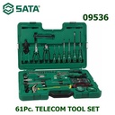 Tool Kit Set Telekom 09536 - 61 Pcs Telecom Tool Set Sata Tools