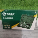 Kunci Shock Mata Sok 14 Pcs Metrik 09523 3/8" Dr Socket Set Sata Tools