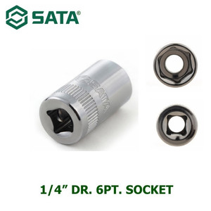 Kunci Shock Mata Sok 11311 1/4" Dr. 6PT. Socket 11mm Sata Tools
