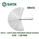Kunci Stel Klep Metrik & Inci 32 Pcs 09416 Feller Gauges Sata Tools