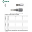 Mata Sok Bit Bintang T10 22101 - 3/8" Dr. Bit Socket Torx Sata Tools