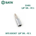 Kunci Shock Bit PZ 1 21401 1/4" Drive Pozidriv PZ 1 Sata Tools
