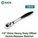 Gagang Kunci Sok 13970 1/2" Offset Quick-Release Ratchet Sata Tools