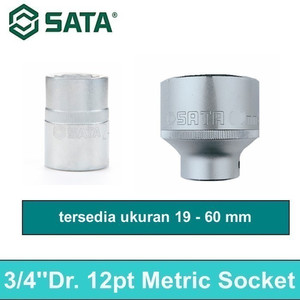 Kunci Mata Sok 16617 - Socket 3/4" Dr. 12PT. 36 mm Sata Tools