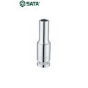 Kunci Shock Panjang Metrik 13404 1/2" 6PT Deep Socket 13 mm Sata Tools