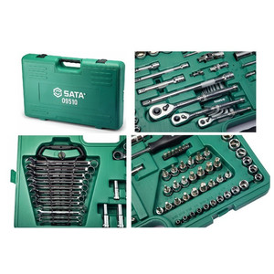 Tool Kit Set Lengkap 09510 1/4" & 3/8" & 1/2" Dr. 150 Pcs Sata Tools