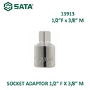 SOCKET ADAPTOR 1/2" Female X 3/8" Male PENYAMBUNG SOK 13913 SATA TOOLS