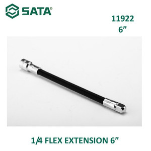 Kunci Sok Adaptor Fleksibel 11922 1/4" Flexible Ext Bar 6" Sata Tools