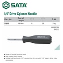Gagang Kunci Sok 11911 1/4" Dr. Spinner Handle Sata Tools