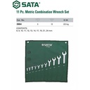 Kunci Ring Pas Set 11 pcs 09064 SATA Combination Wrench Set Metric