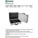 Kotak Perkakas 16" 03601 Tools Box Aluminum Sata Tools
