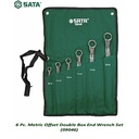 Kunci Ring Set 6 pc 09046 SATA TOOLS Double Box End Wrench Metric