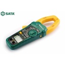 Pengukur Arus Listrik 03026 AC/DC Wide Jaw Clamp Multimeter Sata Tools