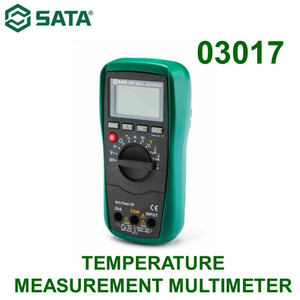Pengukuran Arus 03017 Temperature Measurement Multimeter Sata Tools