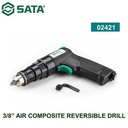 Mesin Bor Angin Bolak Balik 02421 3/8" Air Com Rvrsbl Drill Sata Tools