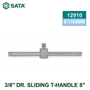 Gagang Kunci Sok 12910 3/8" Dr. Sliding T-Handle 8" Socket Sata Tools