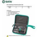Obeng T Ratchet 24 Pcs 09341 Screwdriver Set Sata Tools