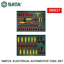 Kunci Set Otomotif Listrik 09937 166 Pcs Electric Automotive Tool Sata