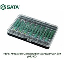 Obeng Mikro Plus Minus Hex Bintang 15 Pcs 09317 Screwdriver Sata Tools