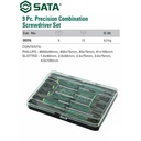 Obeng Mikro Kecil 9 Pcs 09316 Precision Screwdriver Set Sata Tools
